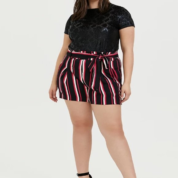 2X HOST PICK!!! BLACK SNAKESKIN PRINT VELVET HIGH NECK TEE - Picture 2 of 7